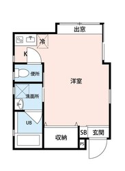 谷中コートの物件間取画像